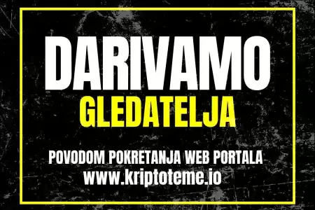 Darivamo čitatelja povodom početka rada kripto portala